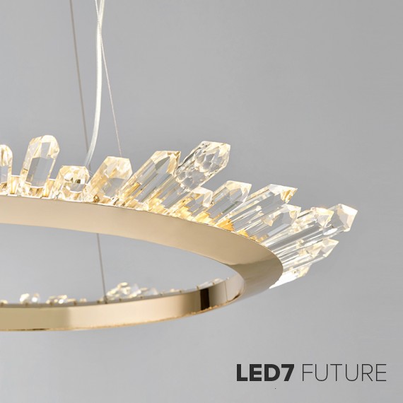 Loft Industry Modern - Crystall Sun Chandelier3